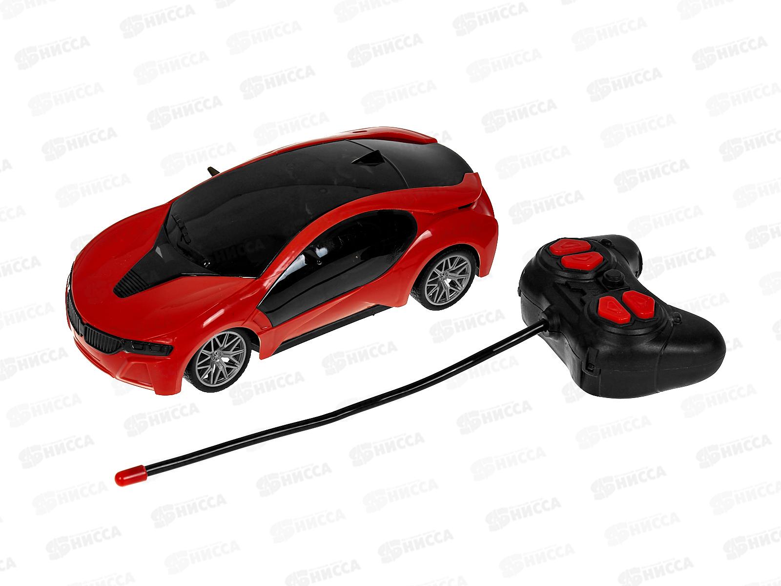 Машинка на пульте р/у, 2884865 свет, 2 цв. в коробке 25*11*9см