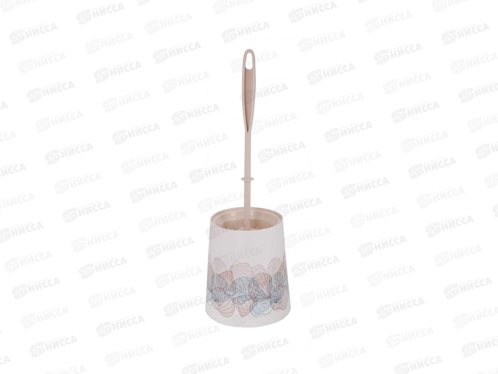 Ерш туалетный с подставкой Ракушки круглый М7869 *20