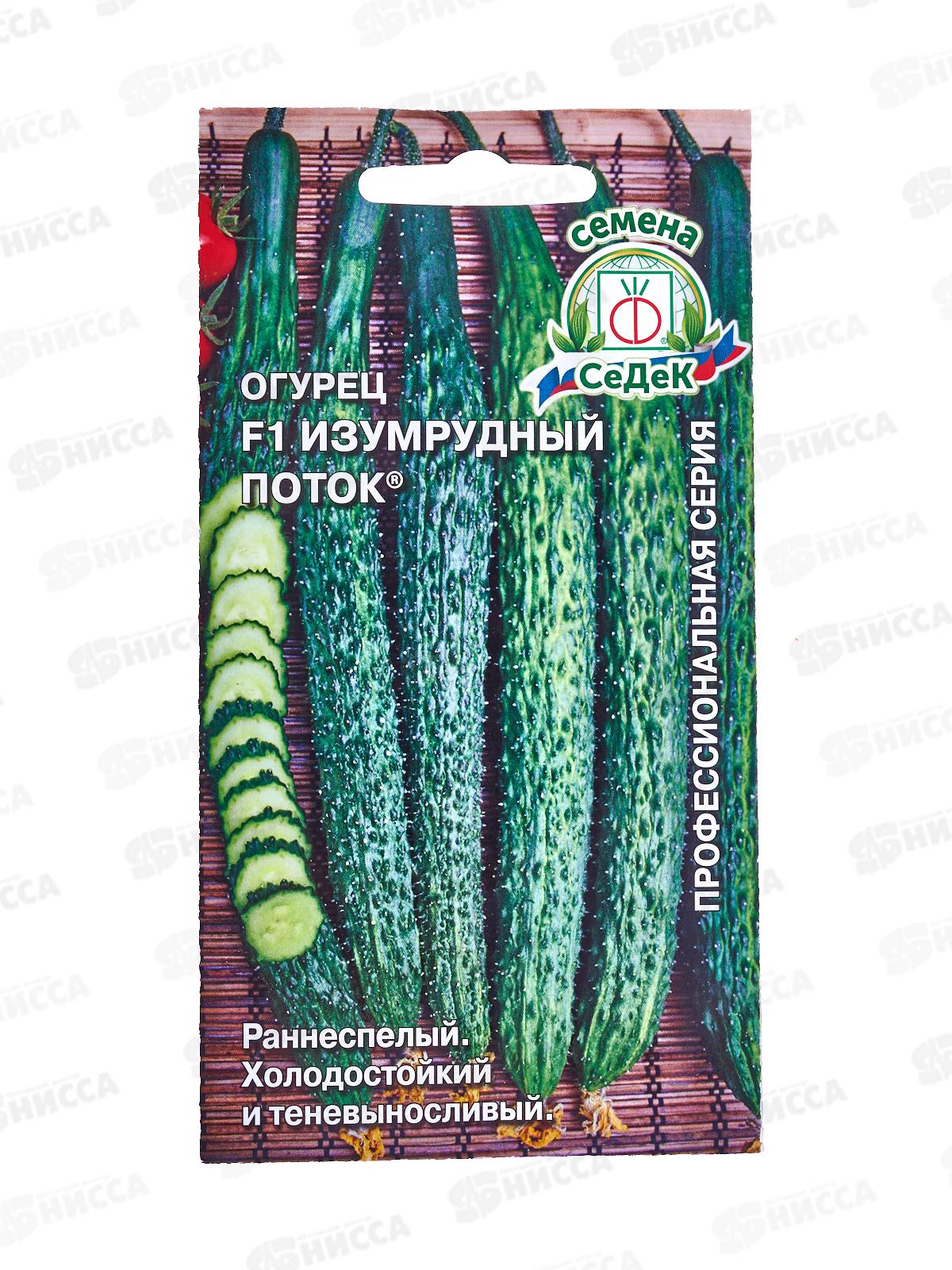 Огурец Изумрудный Поток F1 (Евро, 0,2) СеДек *10
