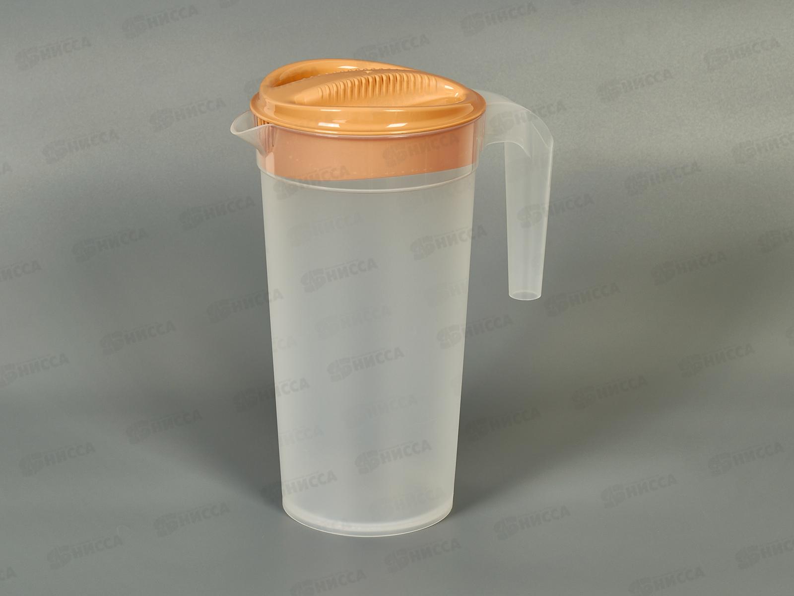 Кувшин 1,5л с крышкой Оранжевый 433291108 *9 БП