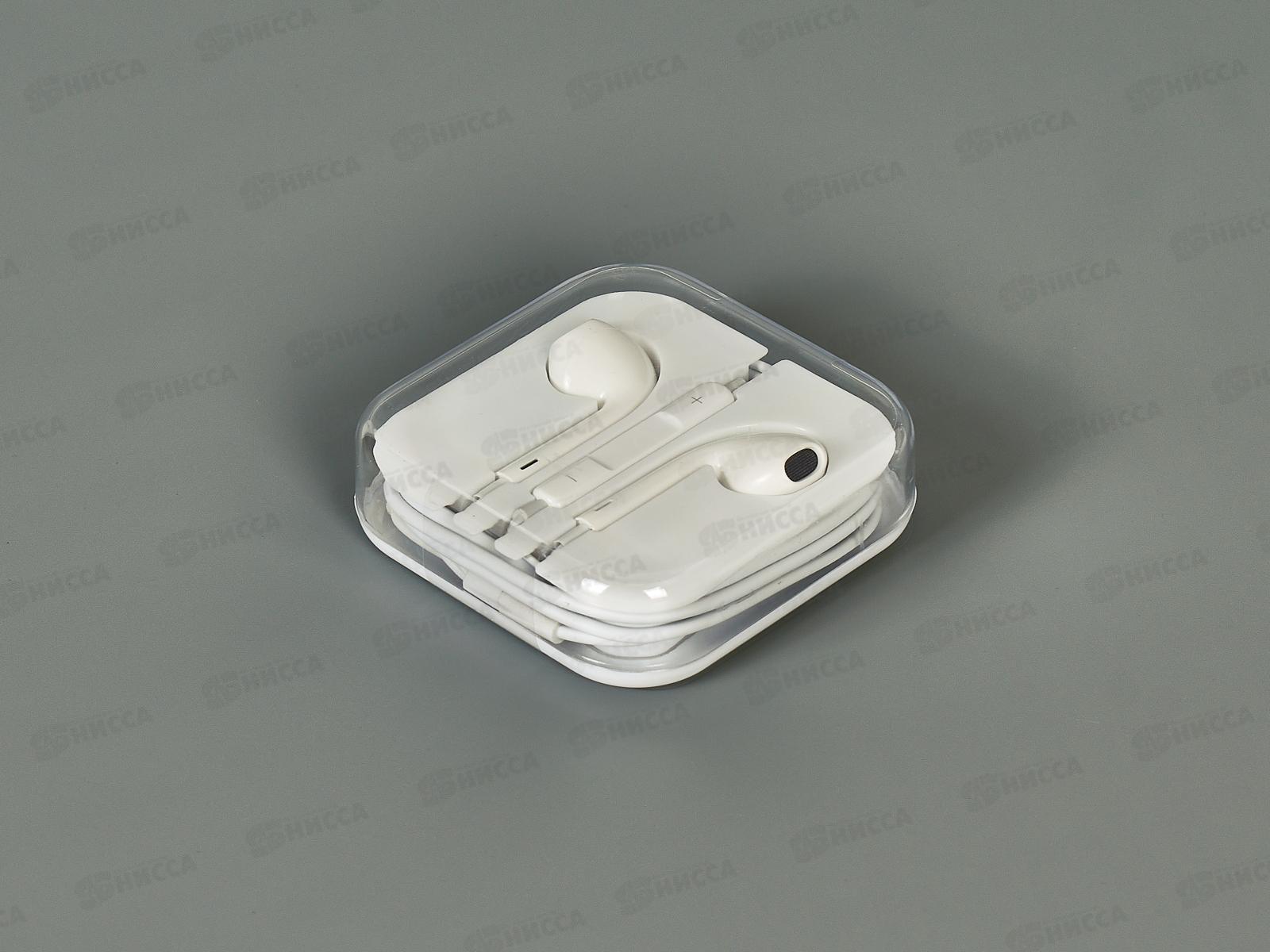 Наушники вкладыши AUX разъем с МК длина 1.2м Hoco M1 Original Apple белый