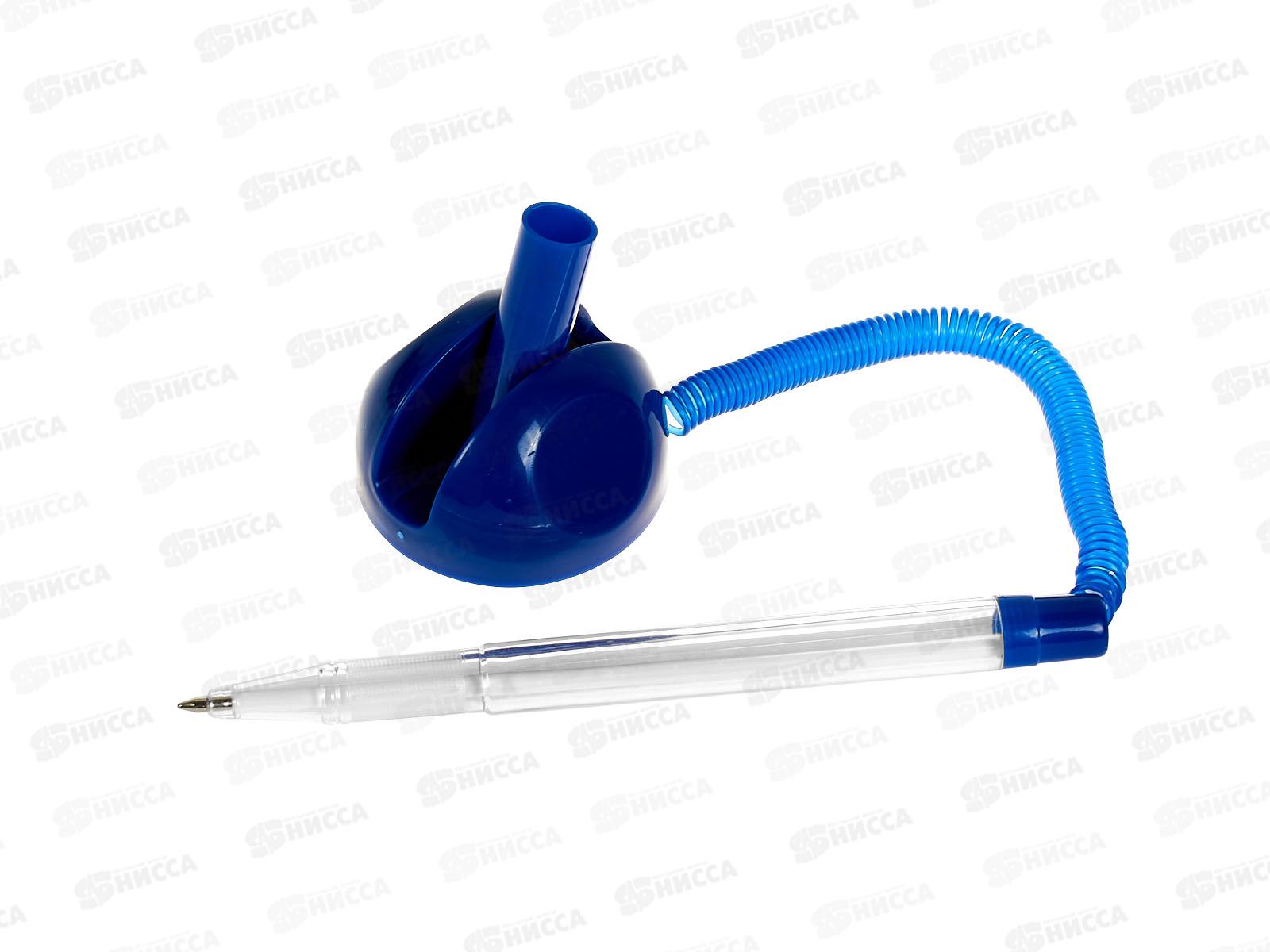 Ручка на подставке OffiseSpace синий корп., синяя, 16080*50