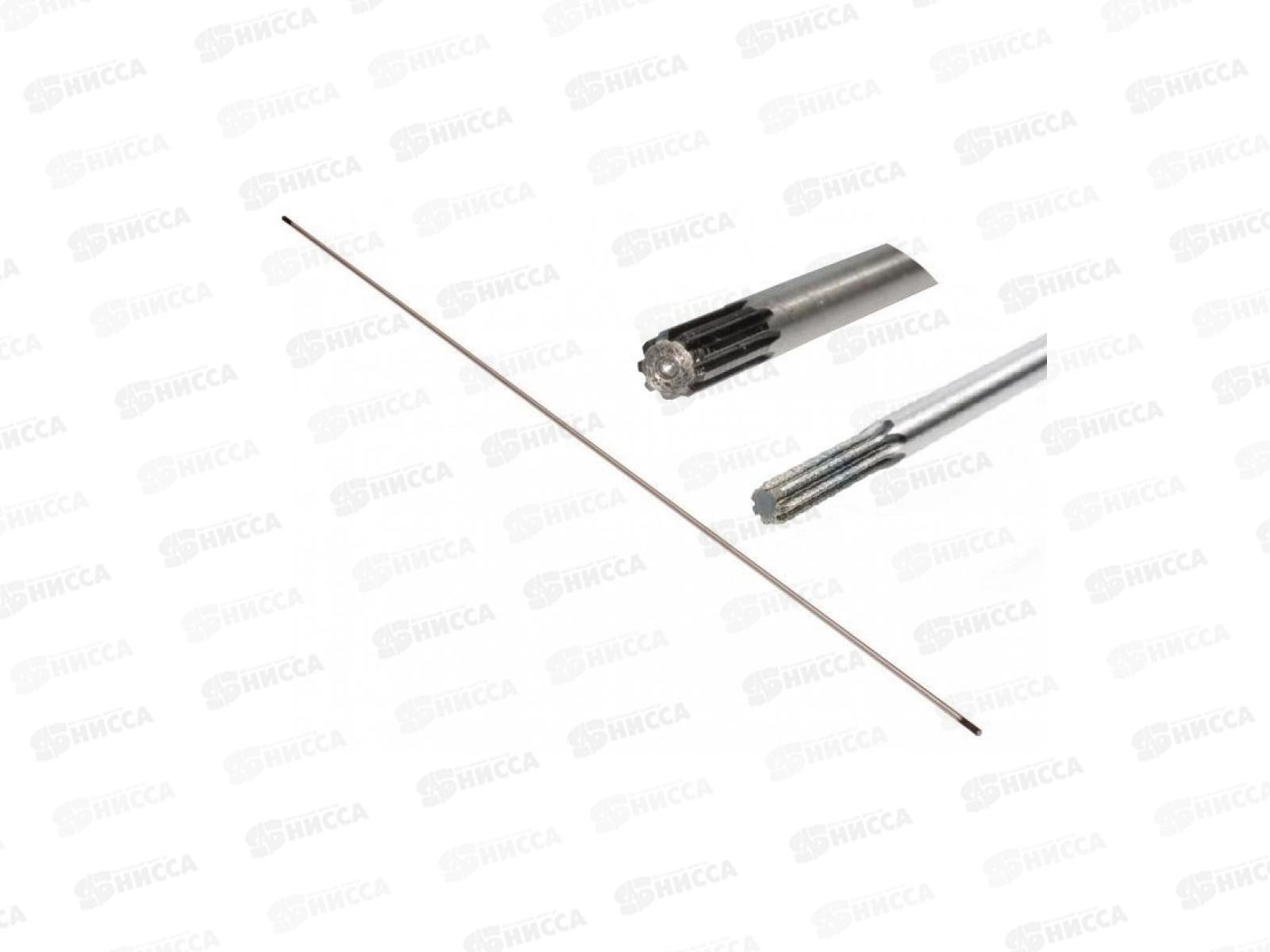 Вал бензотриммера, "Энергопром"  9 зубьев (желтый квадрат) *100