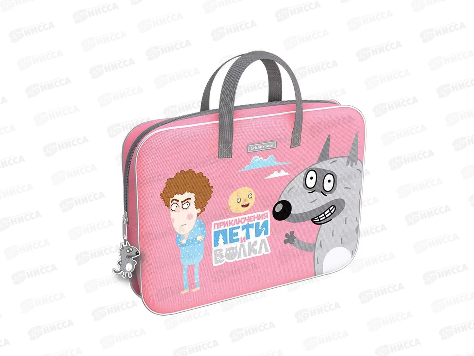 Папка на молнии EK А4 Приключения Пети и Волка,60238