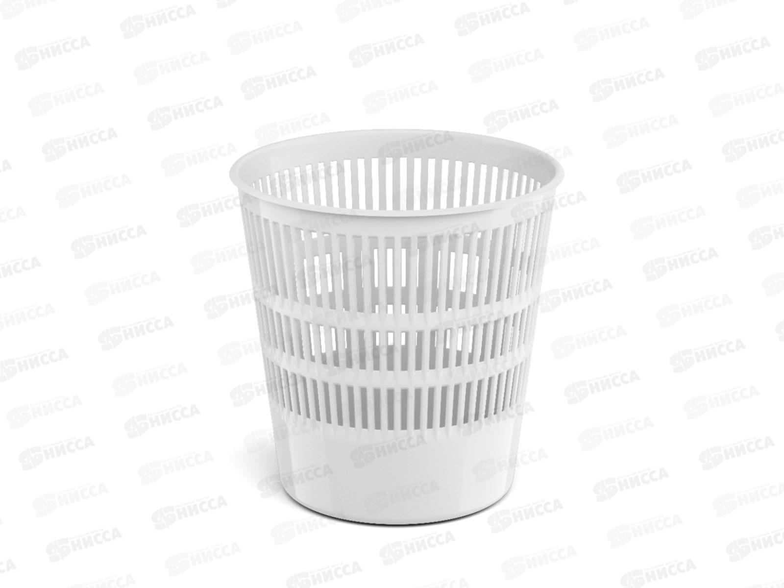Корзина д/бумаг EK55940 12л сетч., белая *20