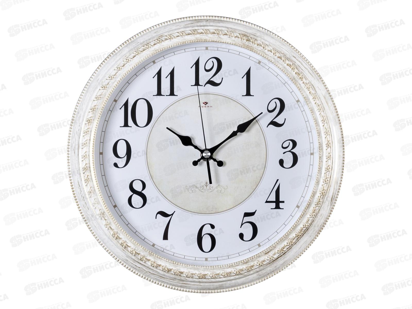 Часы &quot21 Век" 2950-107 Классика белый с золотом,круг D-28.5 Рубин