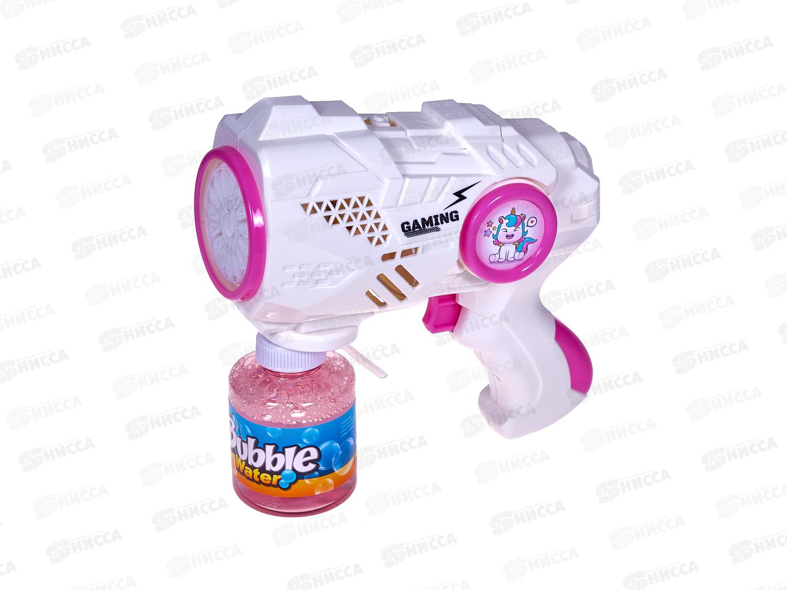 Пистолет для пускания мыльных пузырей на бат. 2806948 в коробке