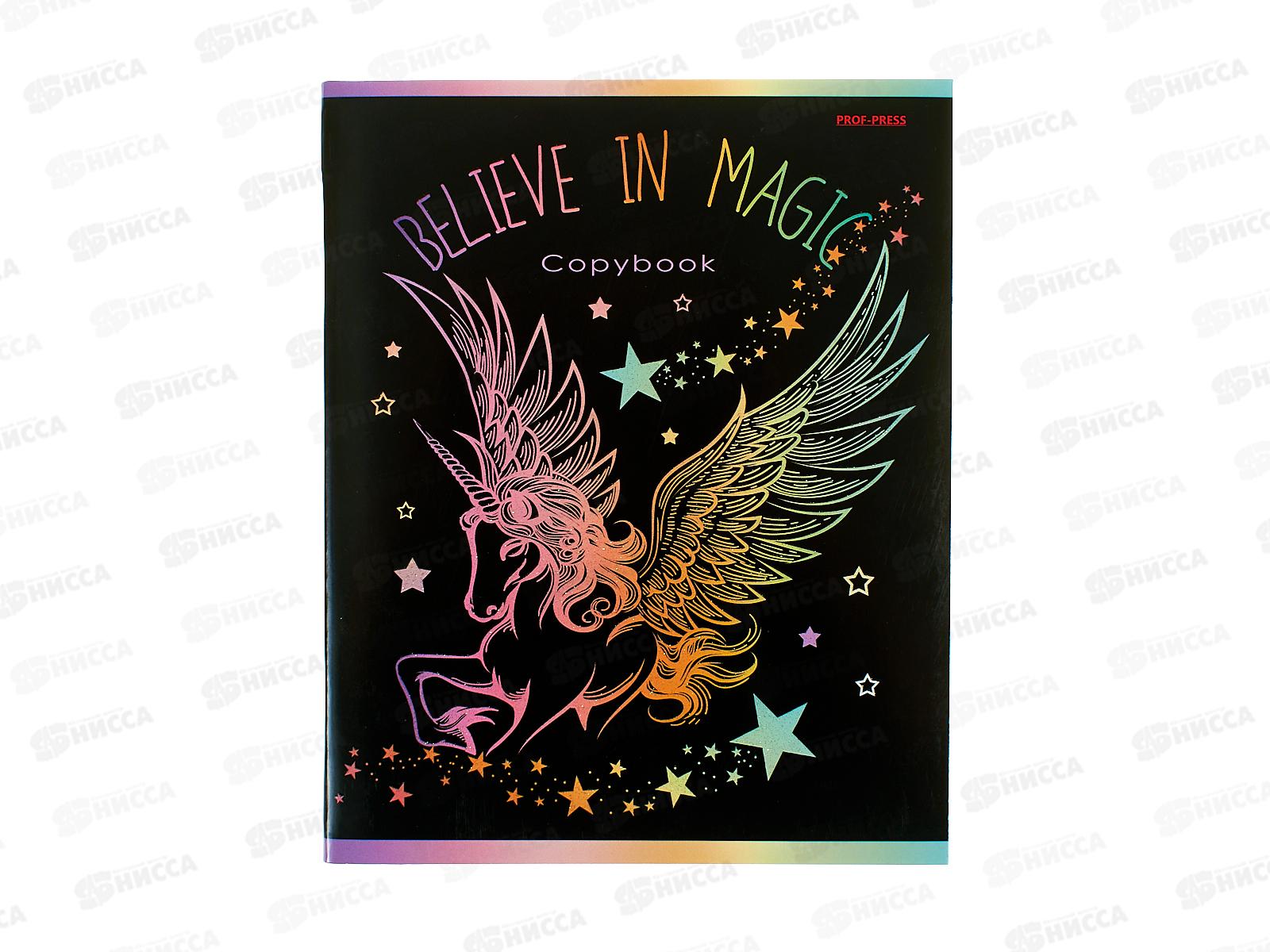 Тетрадь 96л кл. ПП Поверь в магию, 96-8039  *6/48
