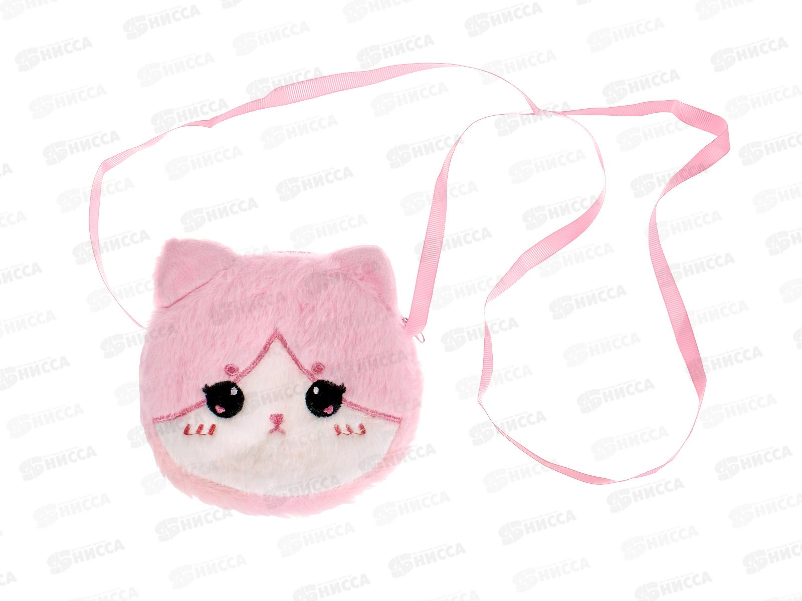 Сумочка MAZARI пушистая Cat на молнии ассорти M-9688