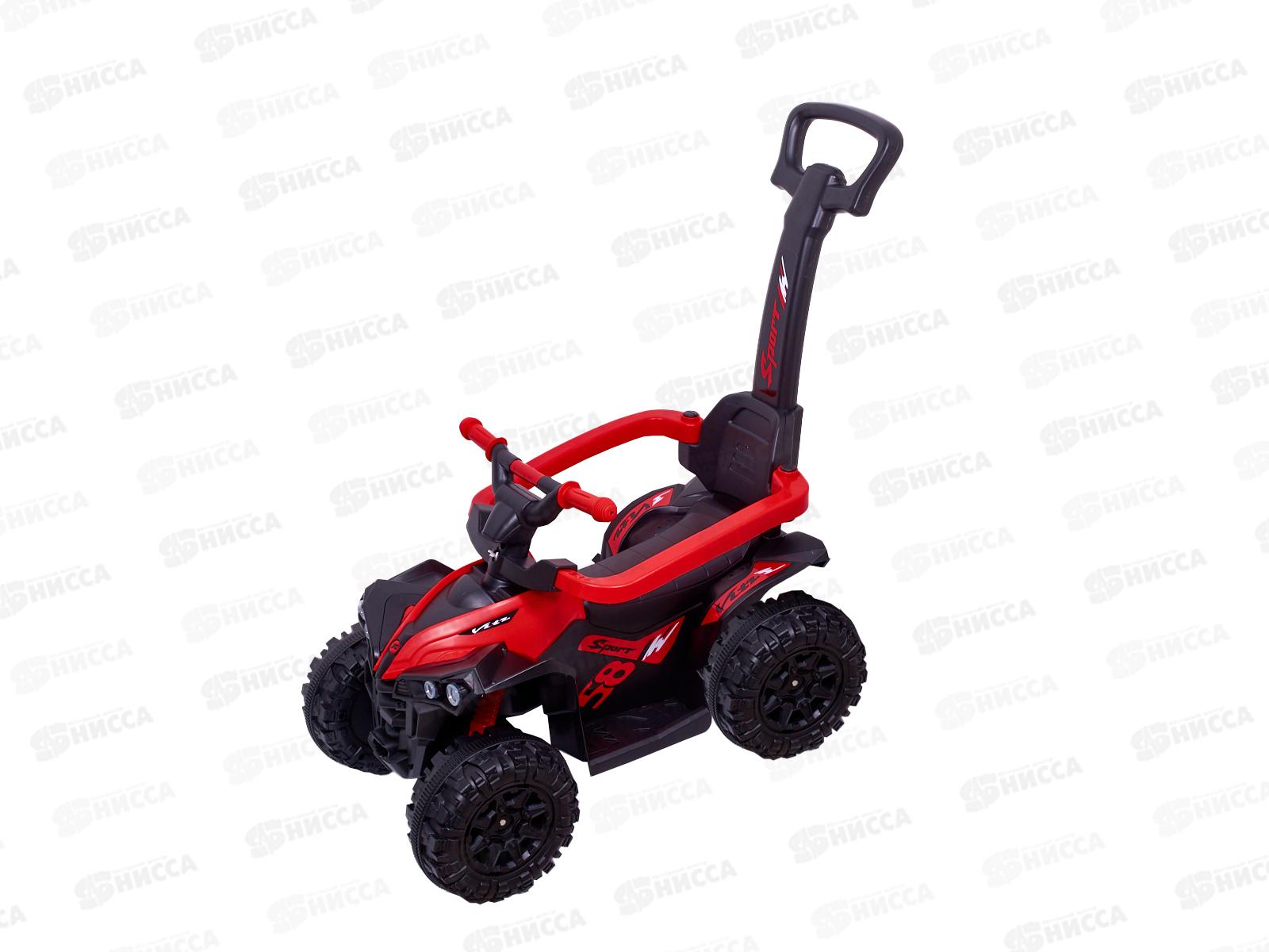 Машинка-каталка с ручкой управления, желтый 67*43*92см, IT110772 в/к