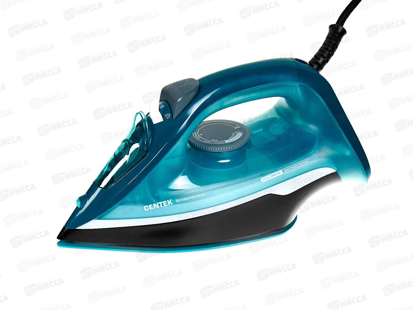 Утюг электро CT-2324 2800вт Бирюзовый   *10