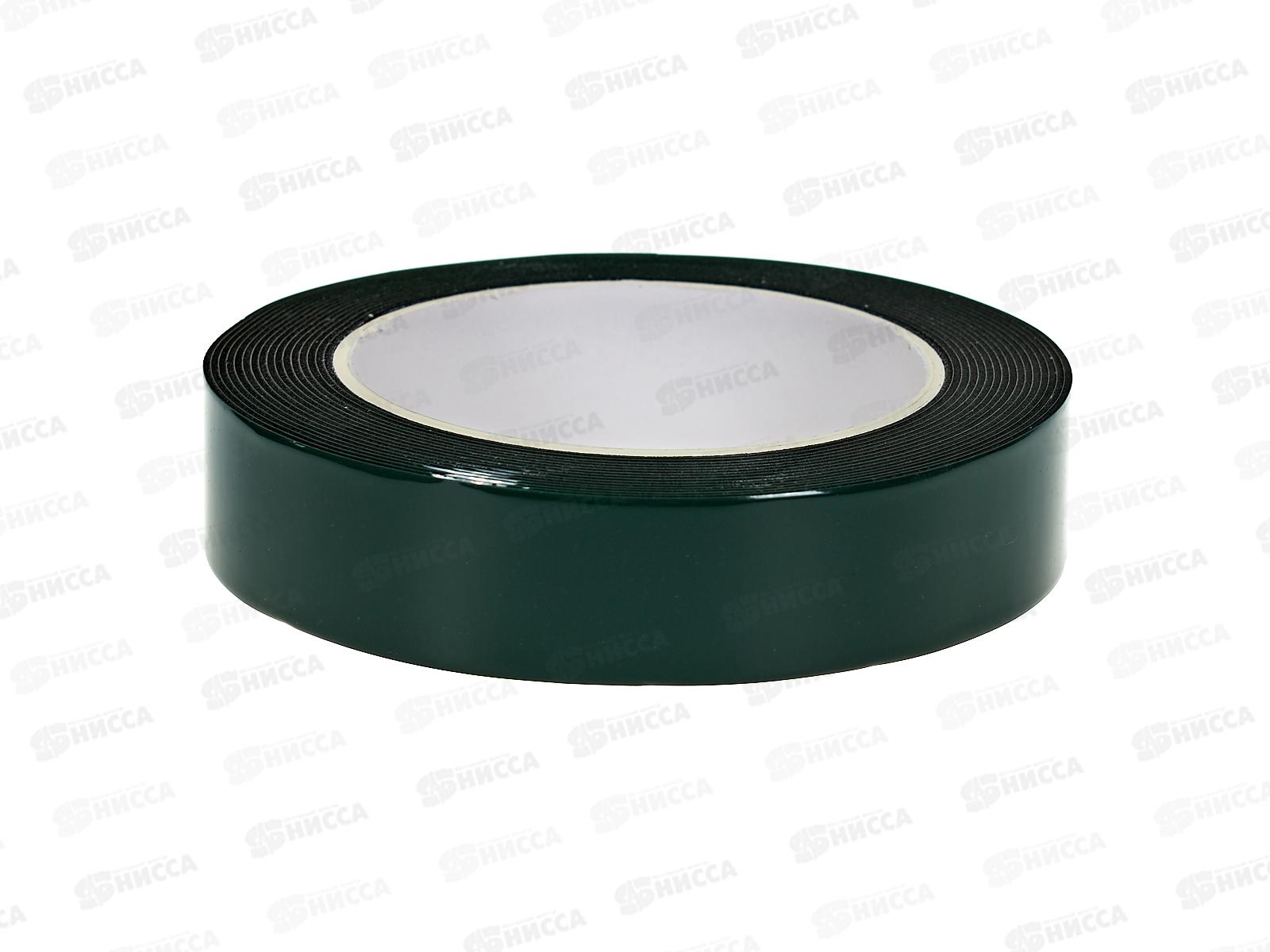 Двухсторонний скотч, вспененная ЭВА-основа, черный, 25мм, ролик 5м REXANT