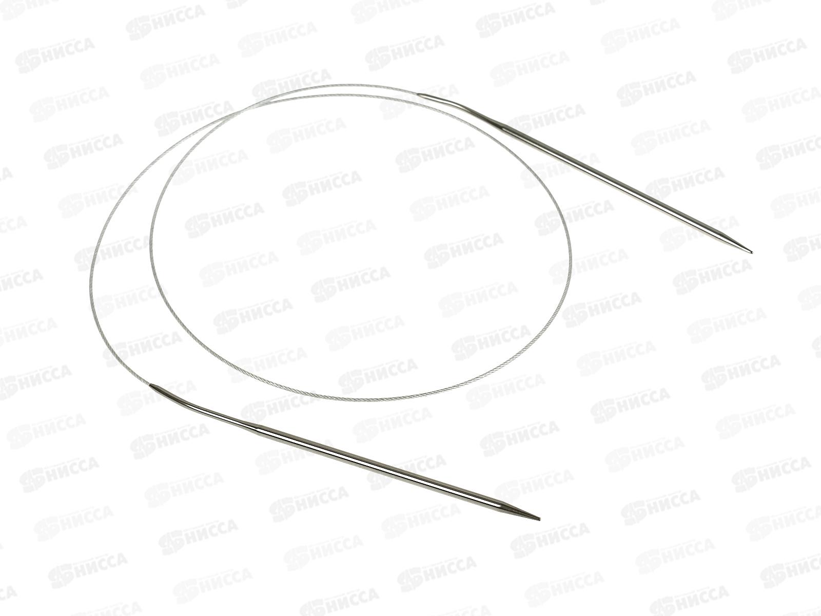 Спицы вязальные круговые металл 100см №4 (065634) Ж