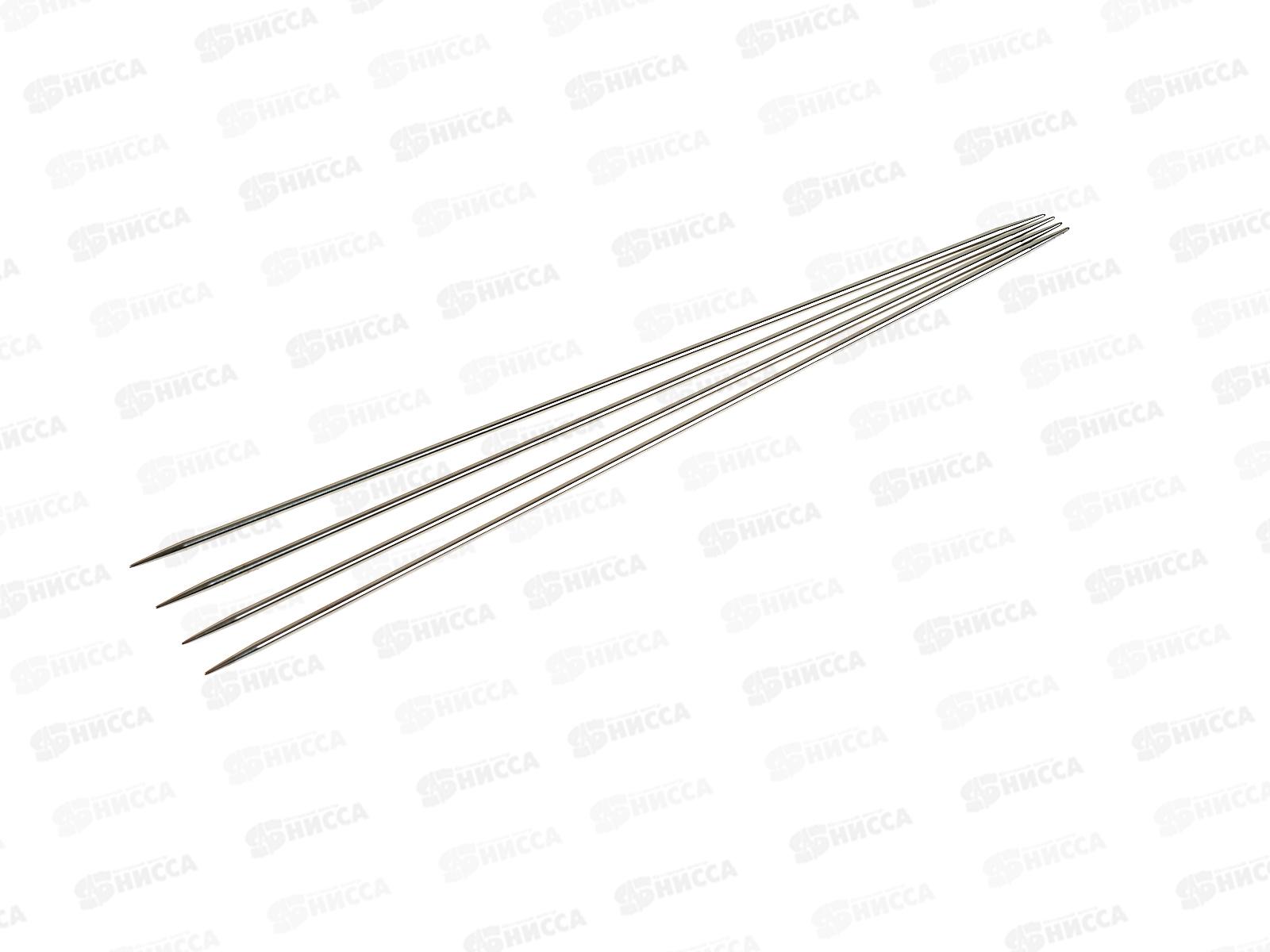 Спицы вязальные металл набор 4шт 25см №11 (065615) Ж