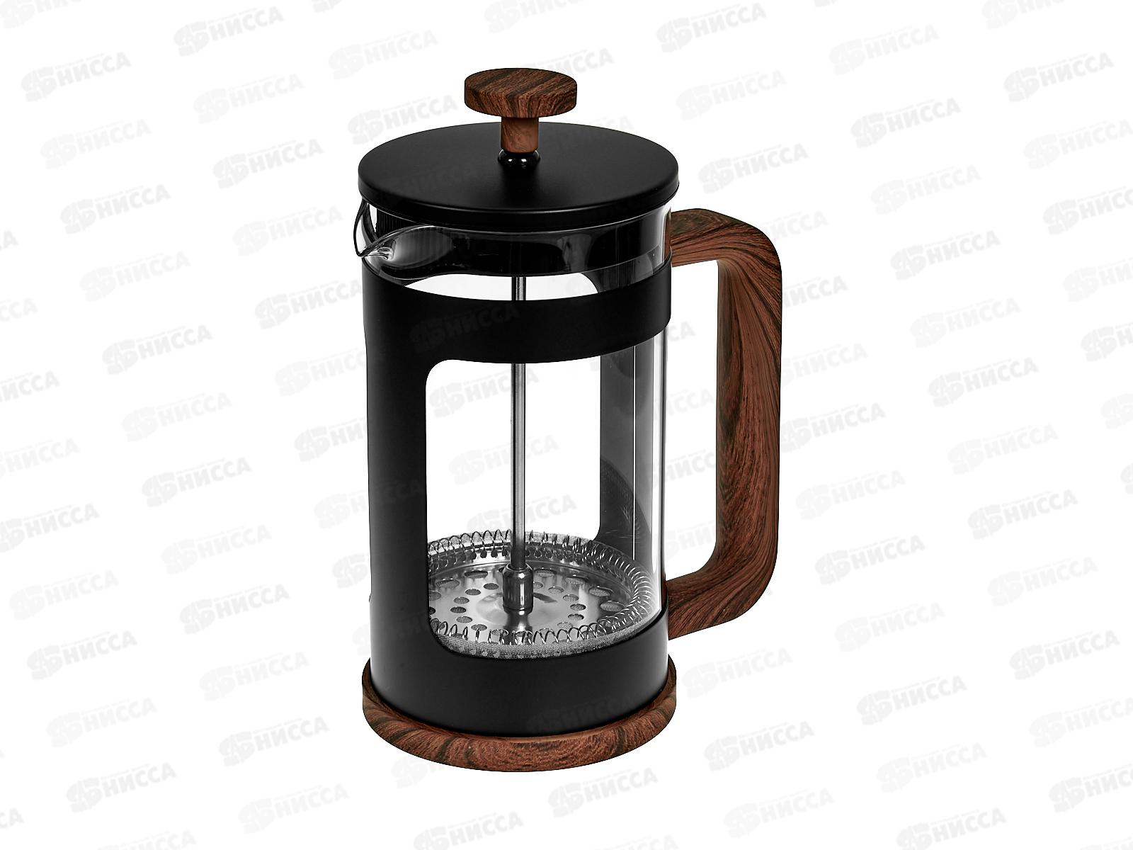 Френч-пресс 0,6л LR06-62-600 боросиликатное стекло система фильтрации