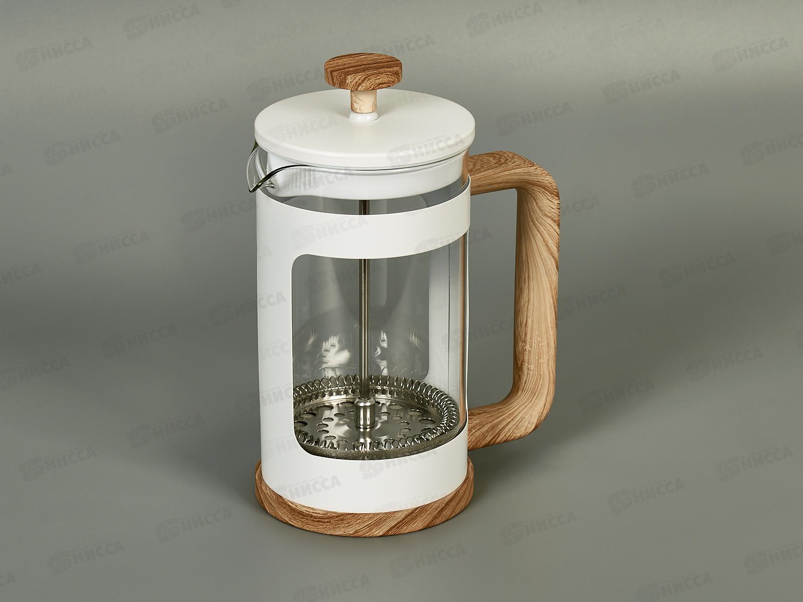 Френч-пресс 0,6л LR06-63-600 боросиликатное стекло система фильтрации