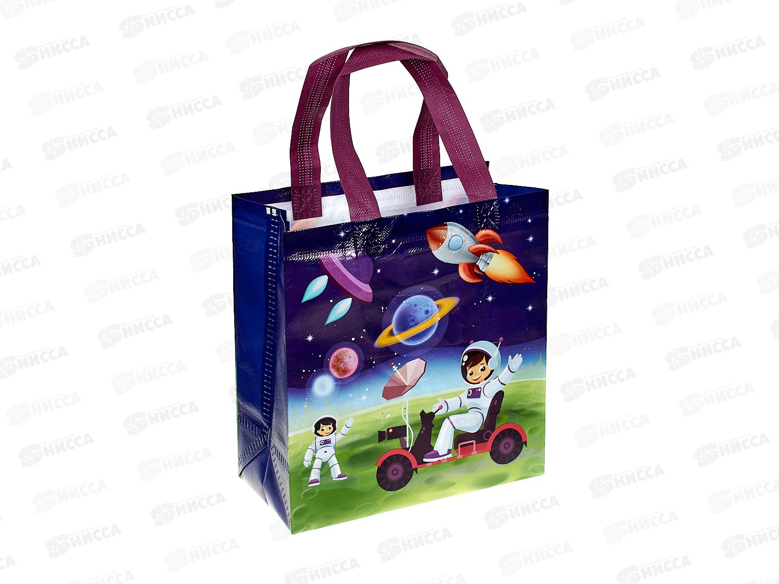 Сумка-шоппер 22*23*11 Космос *12