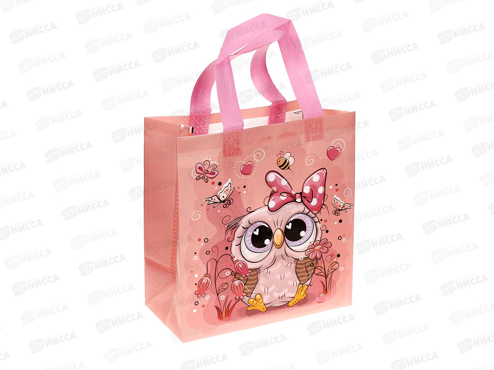 Сумка-шоппер 22*23*11 Совушки *12