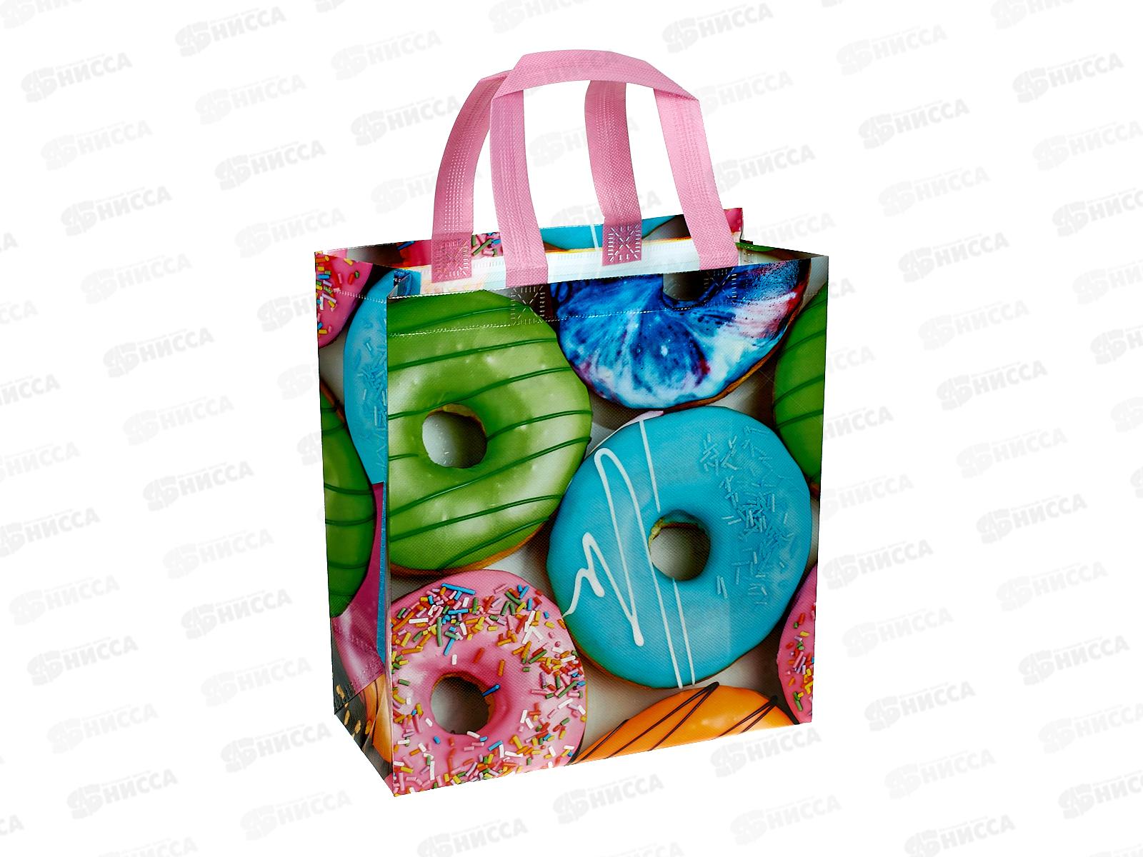 Сумка-шоппер 27*29*12 Пончик *12