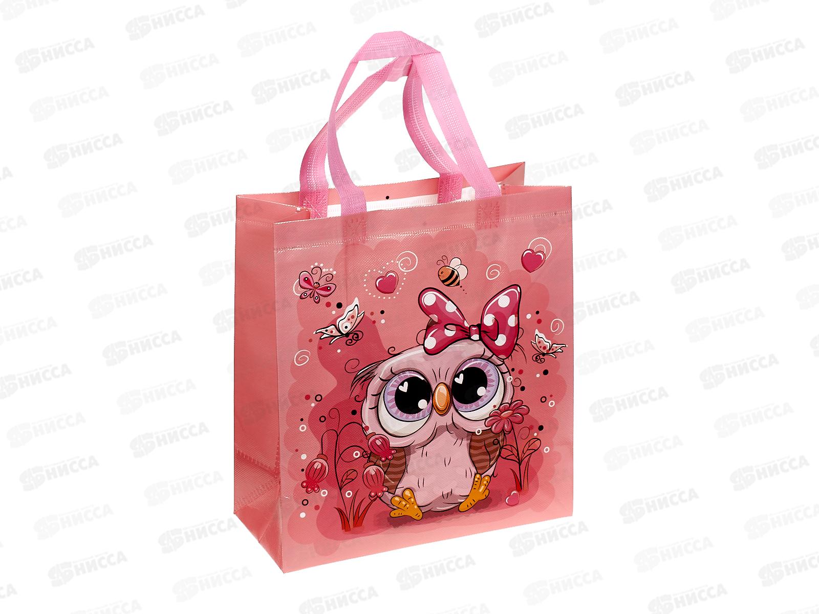 Сумка-шоппер 27*29*12 Совушки *12