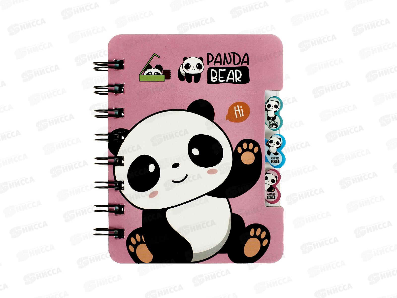 Блокнот Basir Панда, асс. МС-7336*48