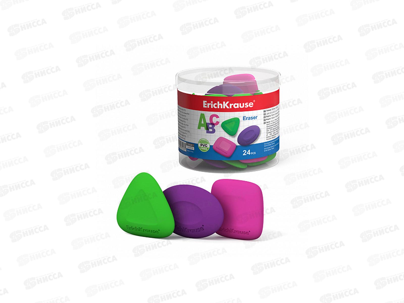 Ластик EK34648 ABC ассорти  *24