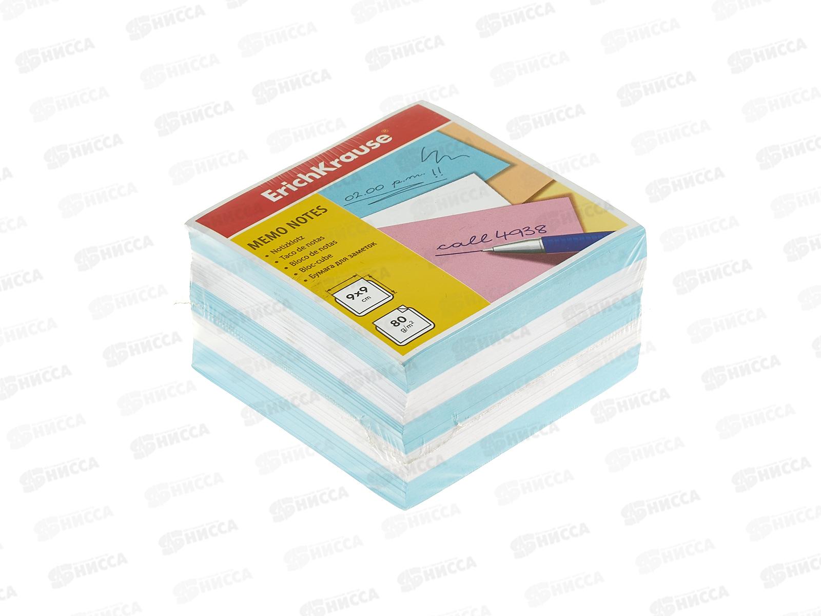 Кубарик EK 2723 90*90*мм, 2цвета белый/голубой *24