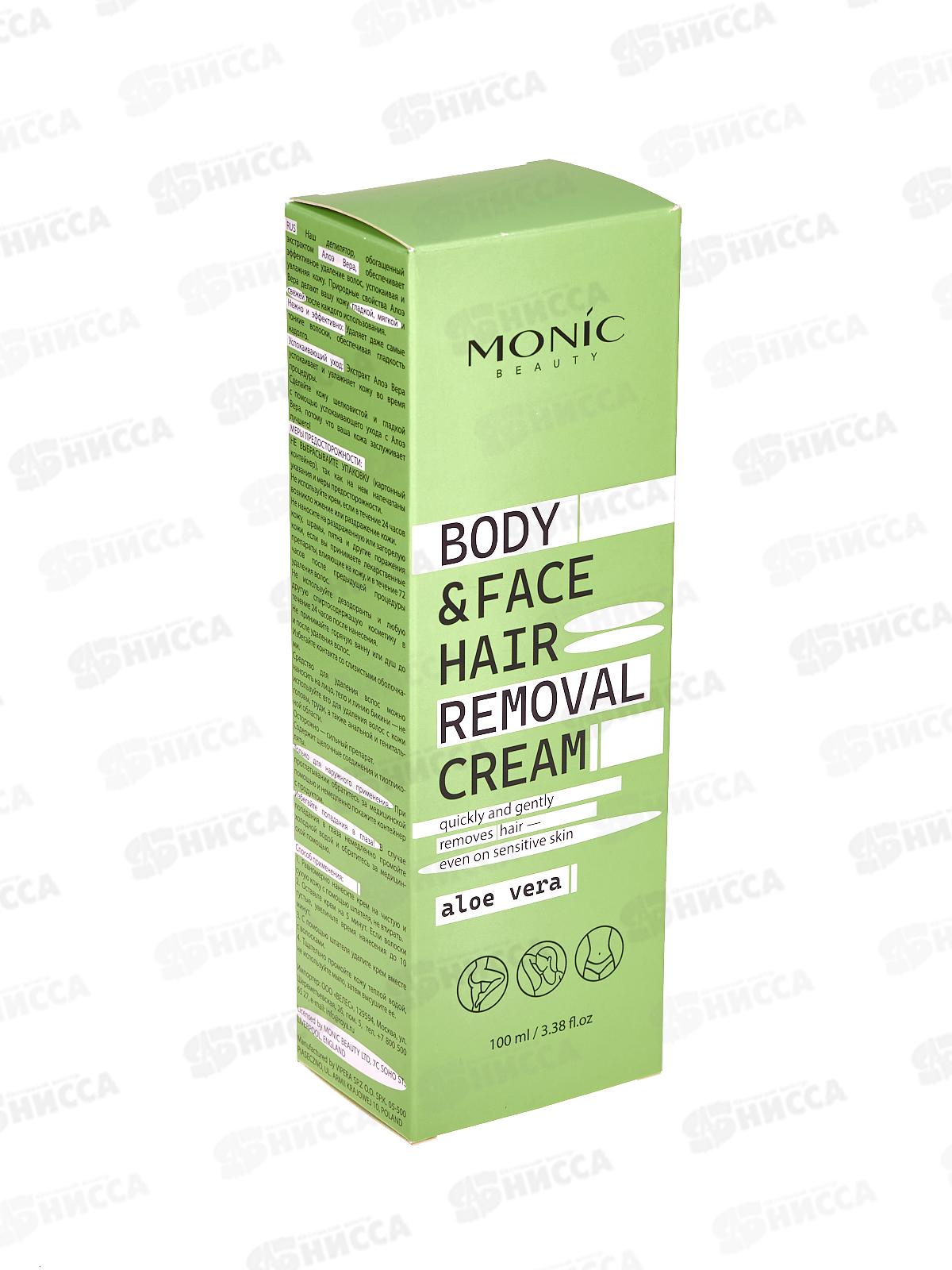 Monic Beauty Крем для депиляции с алоэ вера 100мл