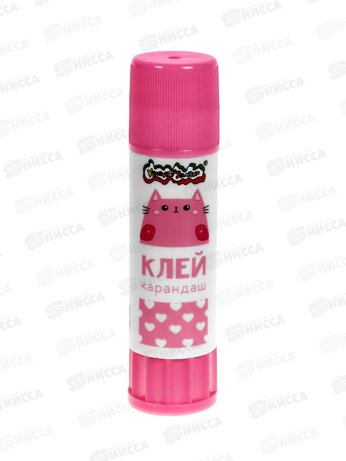 Клей карандаш Каляка-Маляка Зверята  ККЗКМ15 15г,  *24