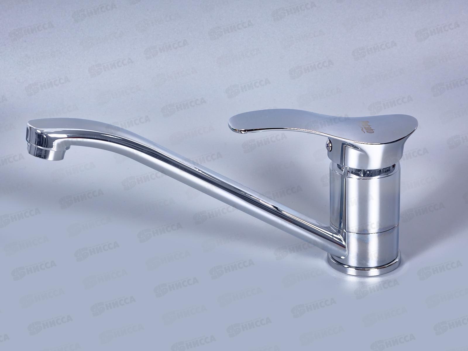 Смеситель д/кухни РОТАТО Р4201длин.гайка