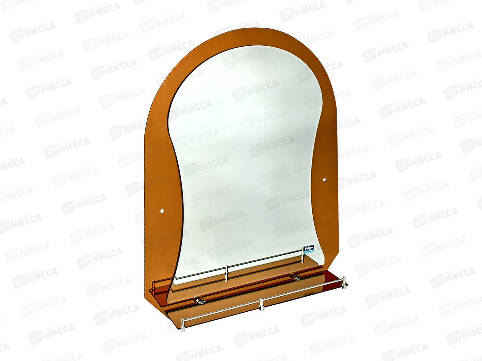 Зеркало P740-1 1 полка+2 светильника 60*80