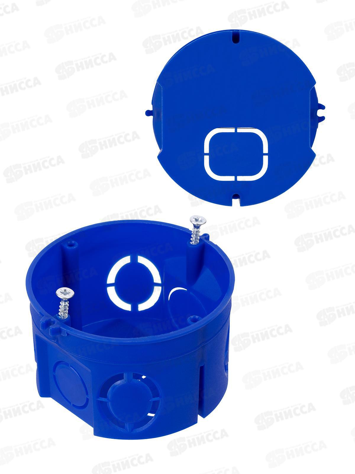 Коробка расп. TDM СП 68*42мм, синяя без стыковочных узлов IP20 1138