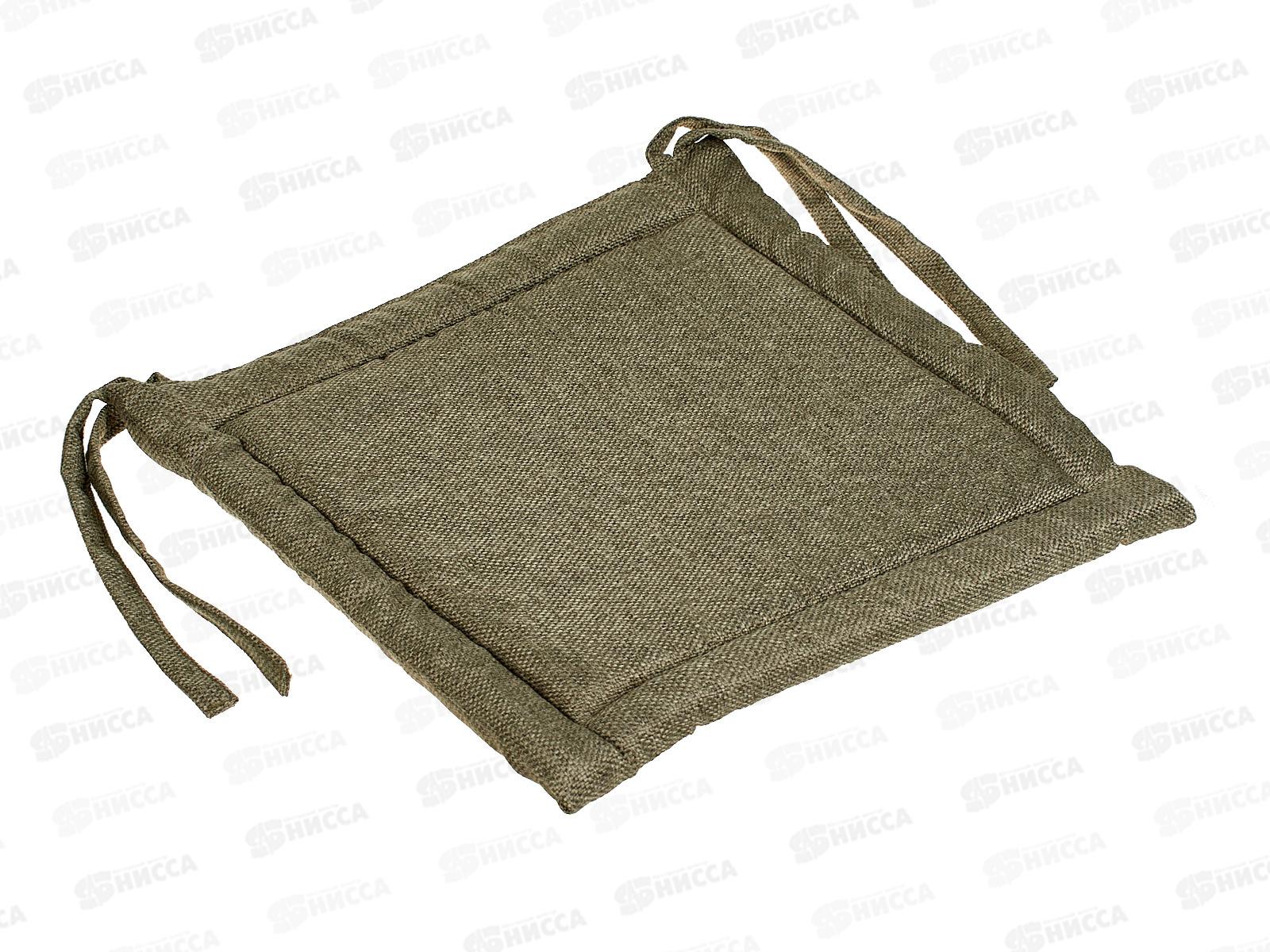 Подушка д/стула 40*40 ВН текстура Мокко