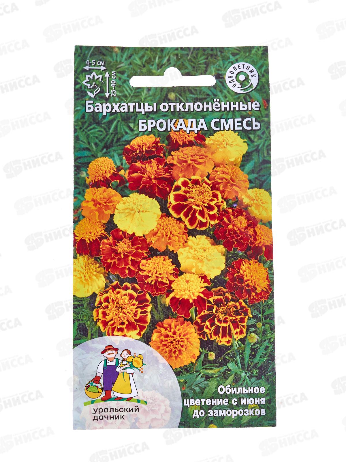 Бархатцы Брокада смесь Евро *10 УрД