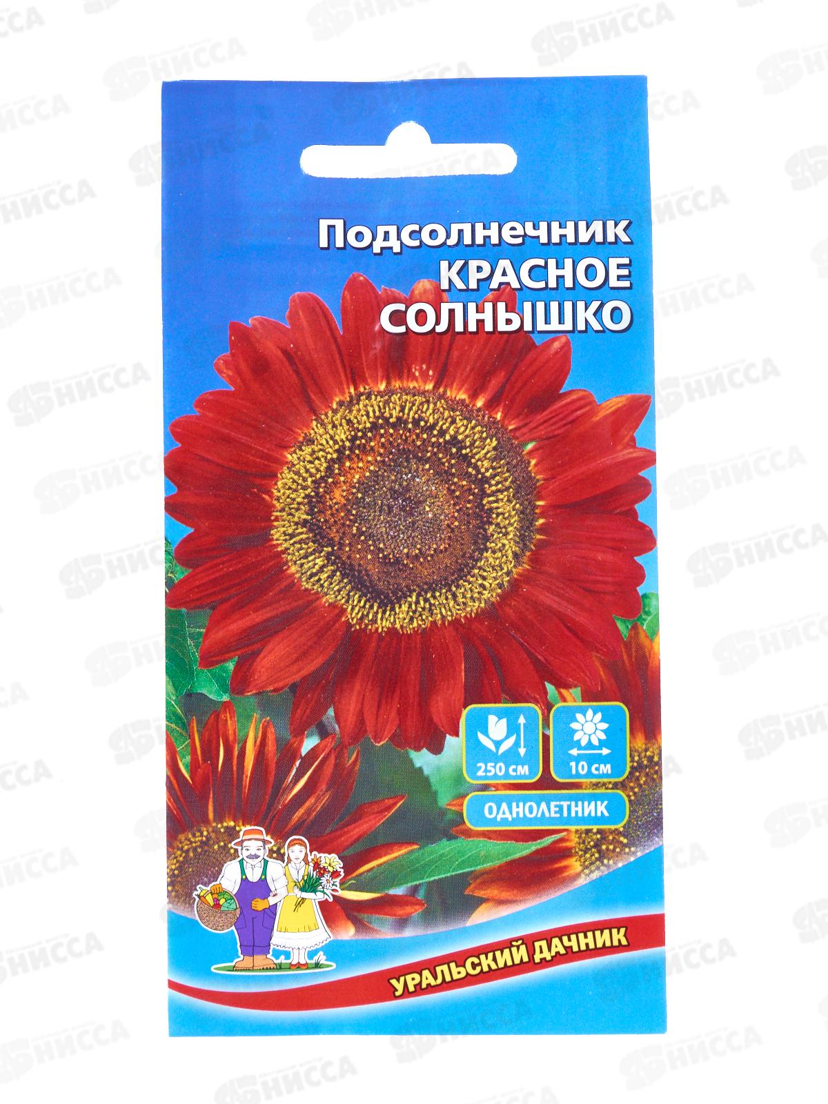 Подсолнечник Красное солнышко Евро *10 УрД