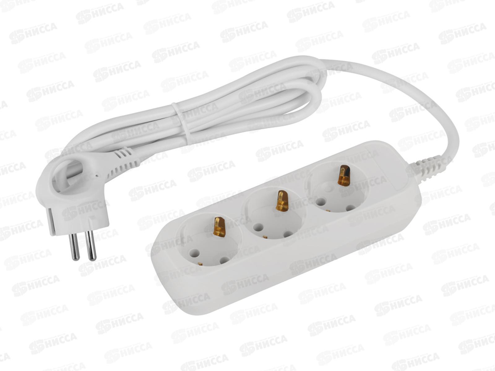 Удлинитель GREEN LINE  1.5м  3 гнезда с заземлением, ПВС 3*1.00, 3500Вт, UDL-16-315    *20