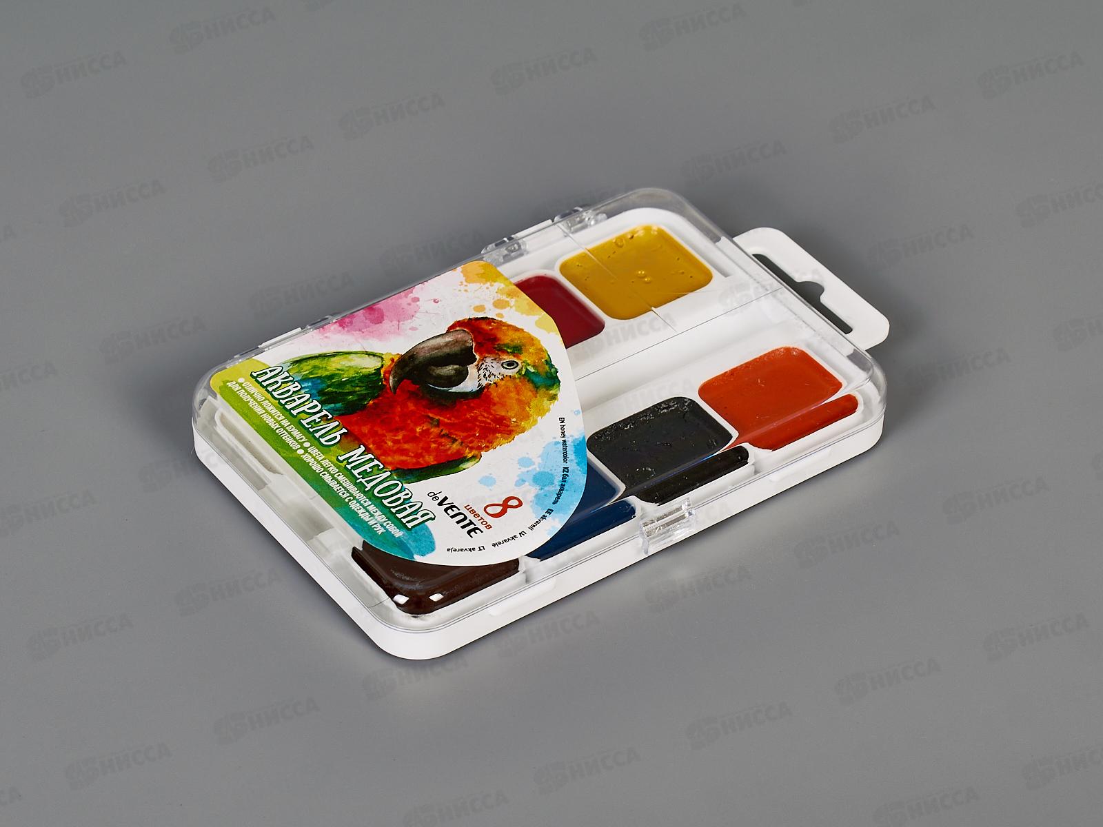 Акварель 8цв. deVente 24гр, б/к, 8074006 *12