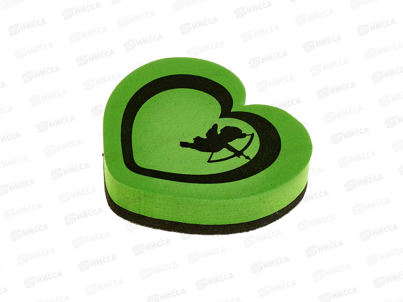 Стиратель д/доски deVente Heart d-9см. фетр. ассорти 6022705 *12