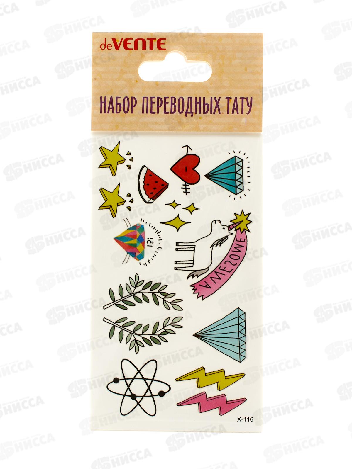 Татуировка-наклейка deVente Awesome (6х10.5см) 8002071  *12