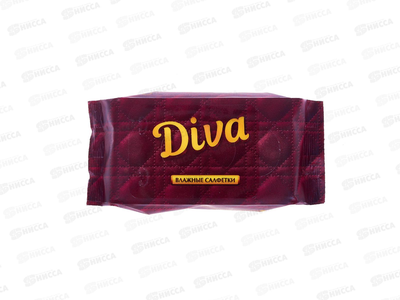DIVA влажные салфетки очищающие универсальные mix 8шт *8 72920