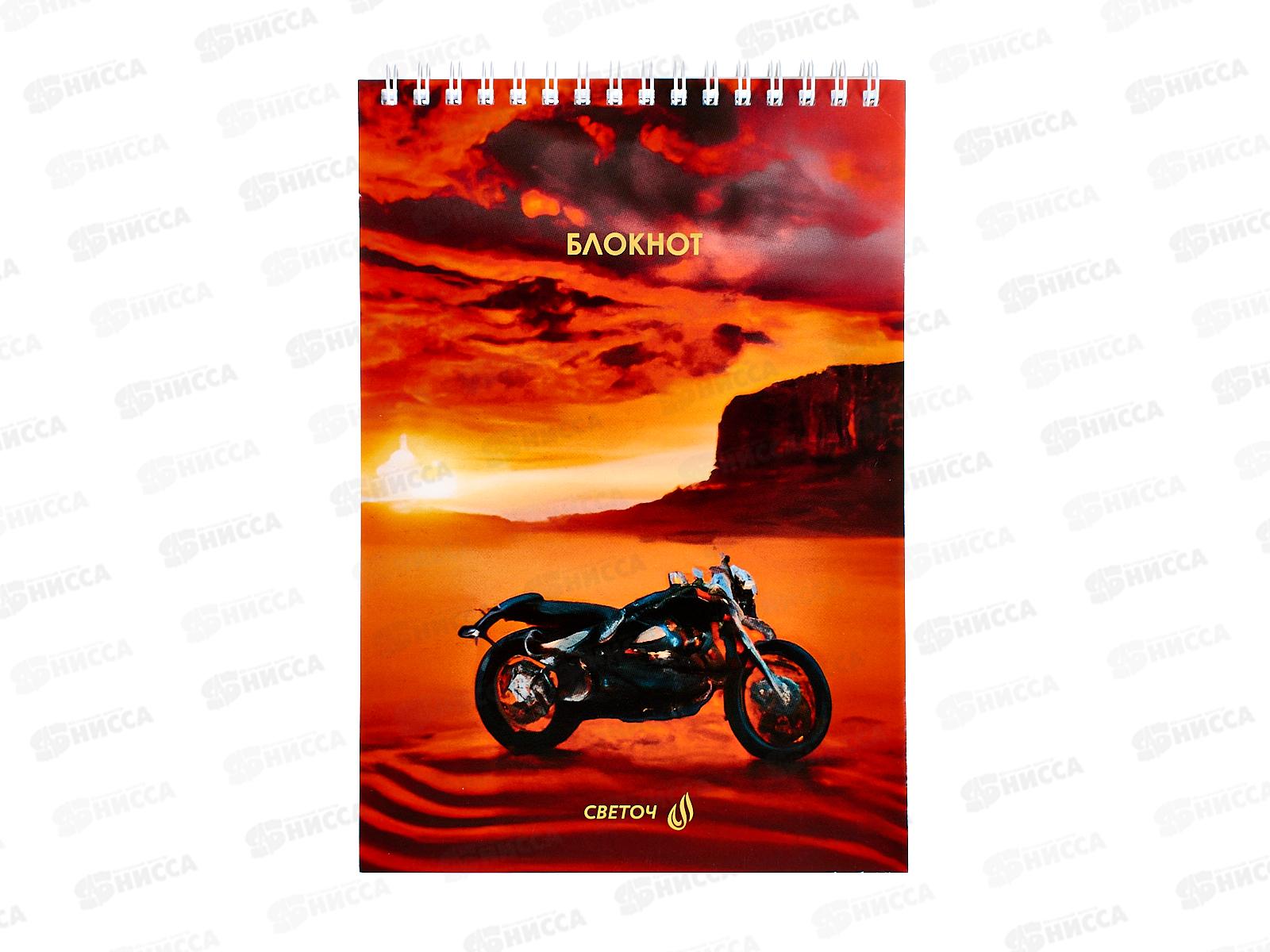 Блокнот 80л Светоч А5 Прогулки под луной, клетка, гребень, 01237  *4