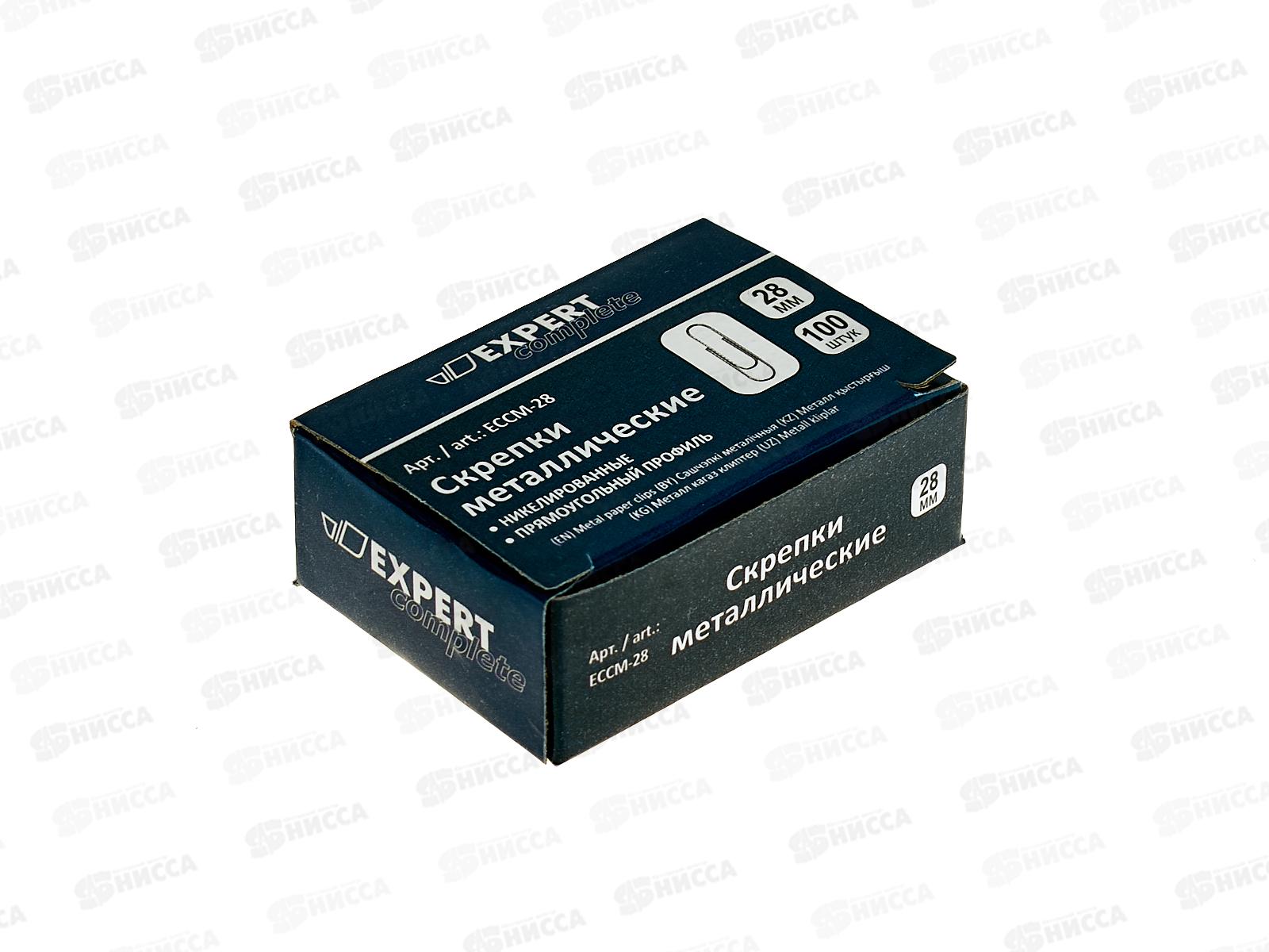 Скрепки EXPERT Complete,никель,28мм 100шт, ECCM-28 *10/500