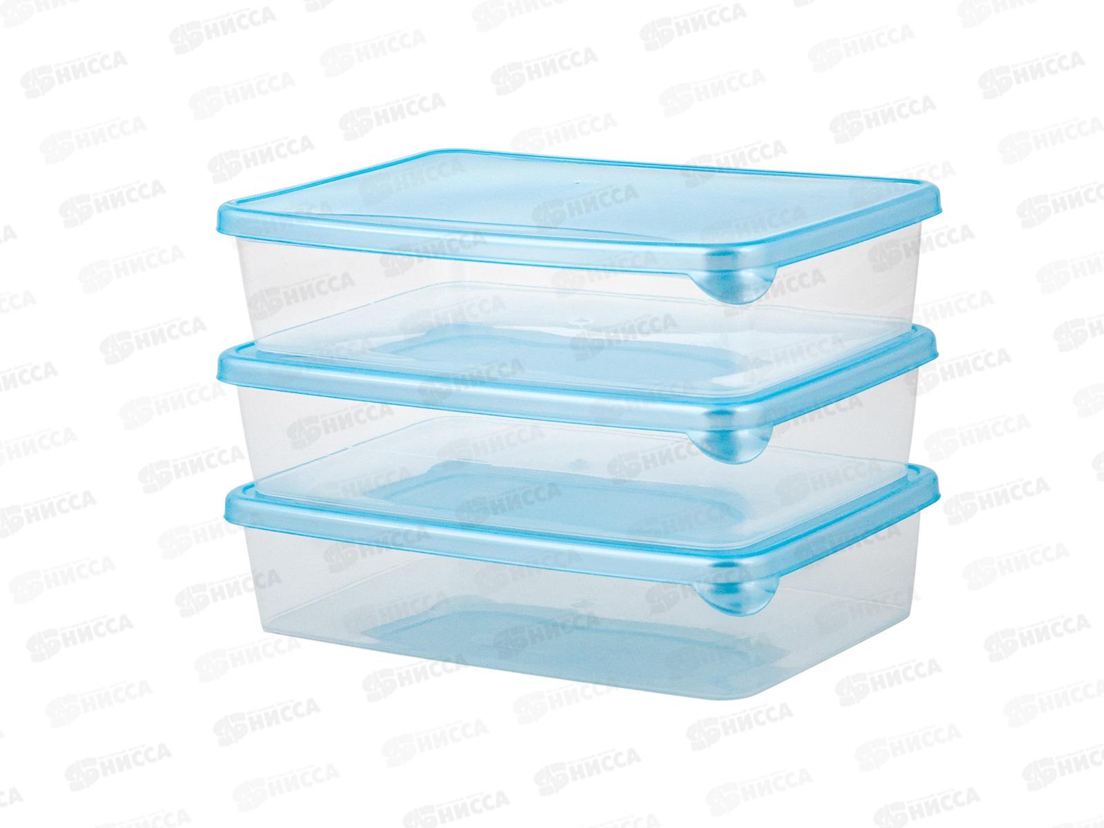 Контейнер 0,9л д/заморозки Sugar&Spice 3шт голубой SE102812044