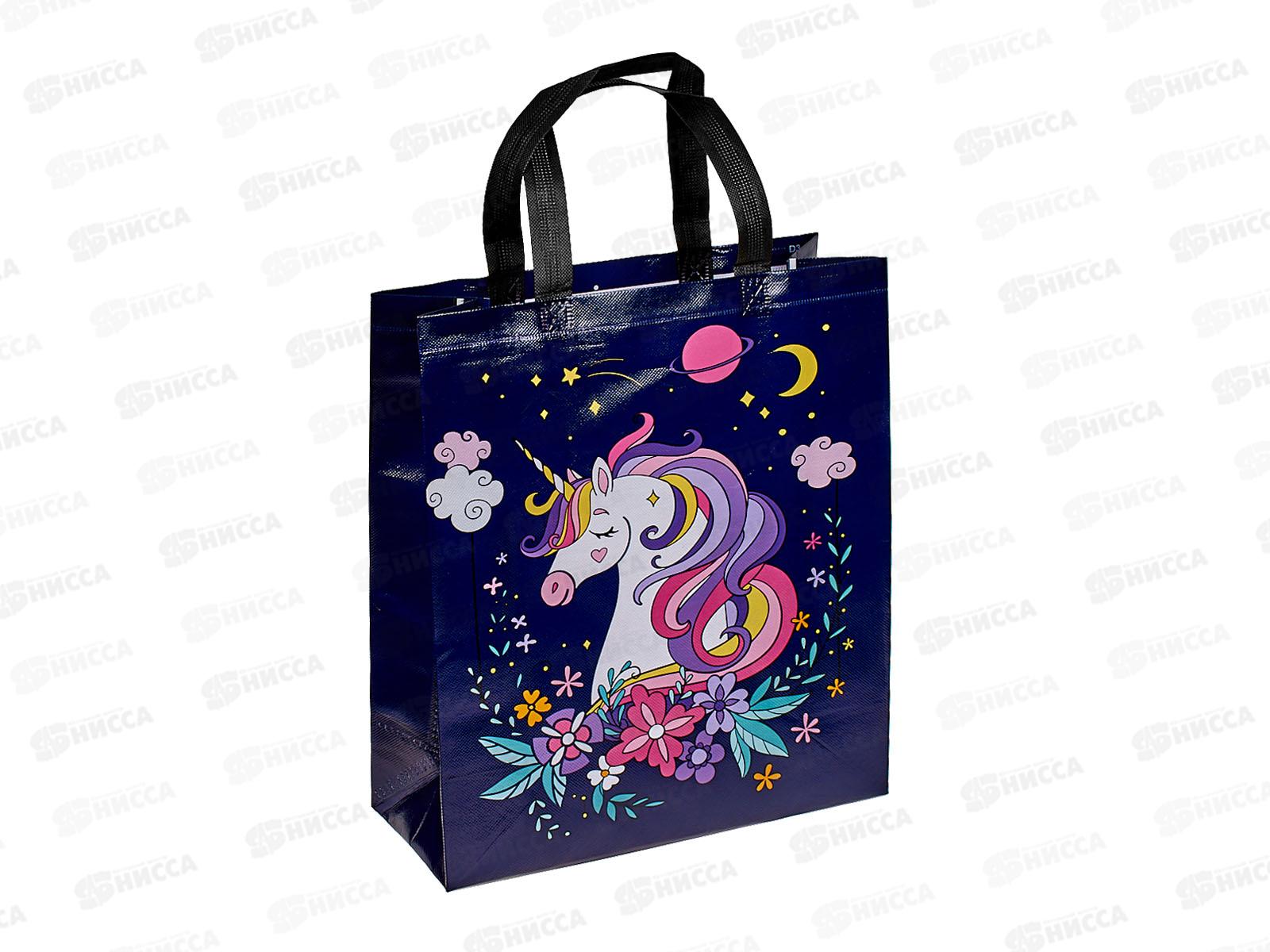 Сумка-шоппер 32*36*12 Единорог *12