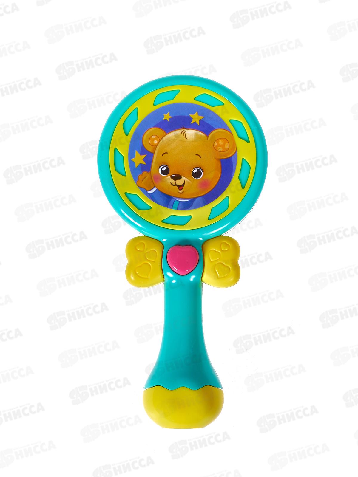 Погремушка &quotМишка Роро&quot зеленый свет/звук 4516009