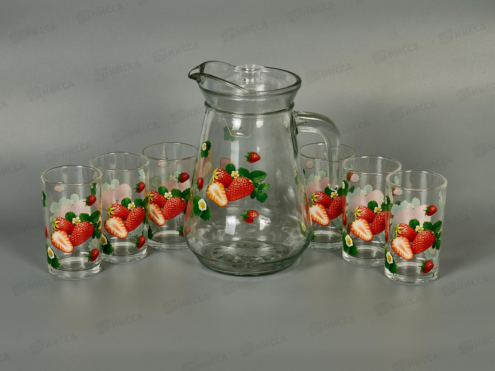 Кувшин 1200мл + 6 чашек 180мл, AL-25512  *8
