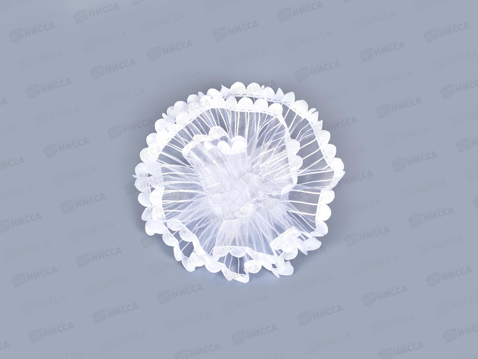 Резинка  д/в &quotШкольница&quot бант лучики 7см белый 7915734