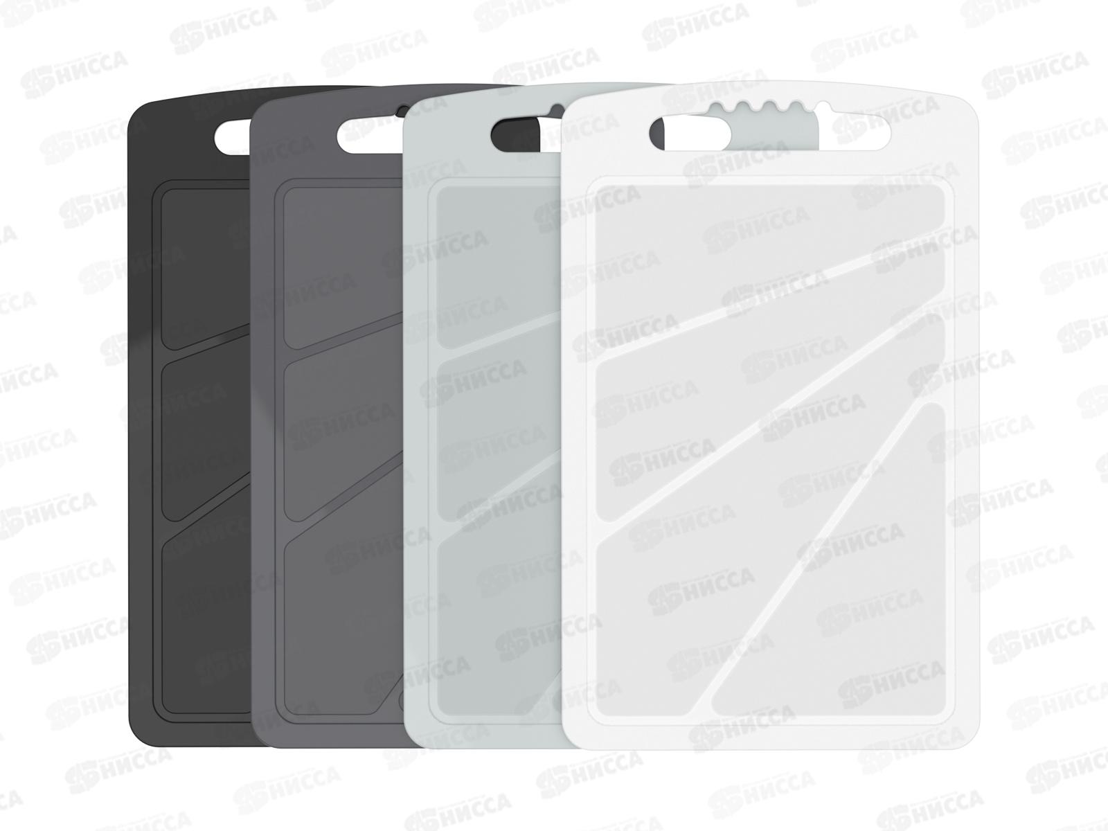 Набор разделочных досок (4шт) АП 396 (320х200мм, белый, черный, серый, графит)  *15