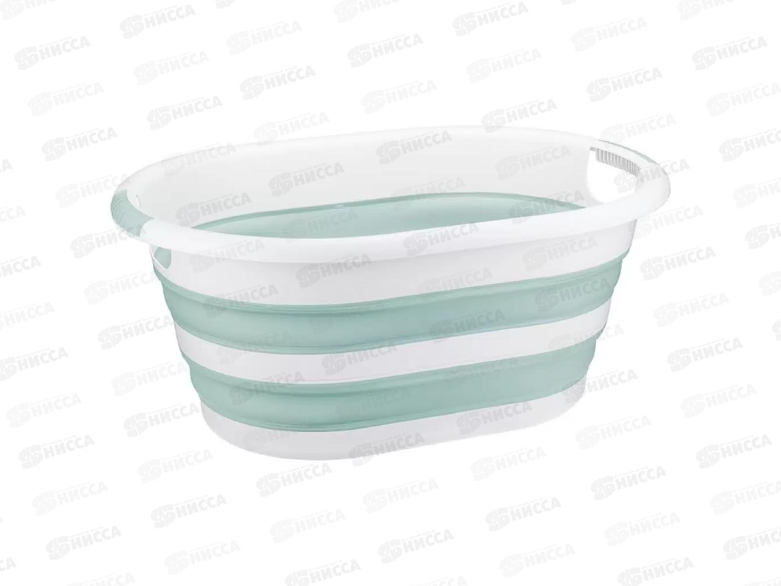 Таз 17,5л ФЛЕКС овал складной Морская волна М2520 *5