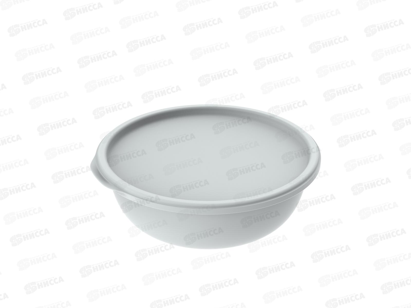 Миска 1,3л с крышкой &quotШарм&quot (серый) АП 575  *50